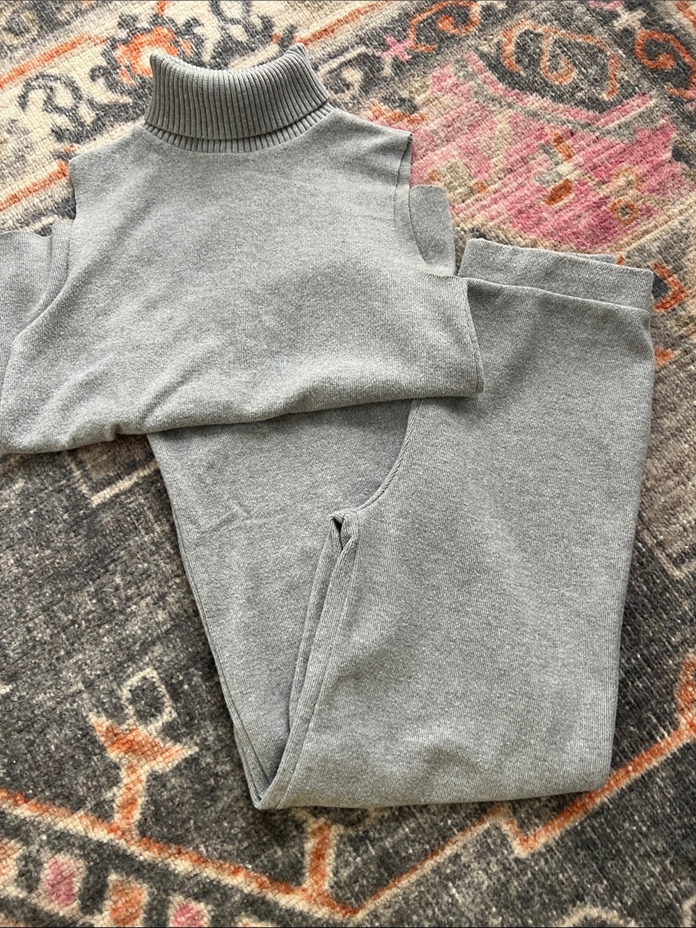 2 piece sweater knit lounge set